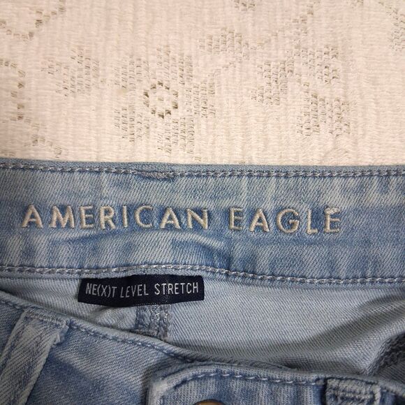 American Eagle Hi-Rise Jegging Denim Jeans Size 2 Short NE(X)T Level Stretch - Picture 10 of 16